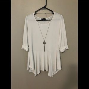 White dress top